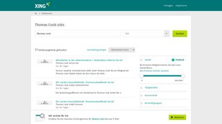 
                            7. Thomas Cook: Aktuelle Jobs | XING Stellenmarkt