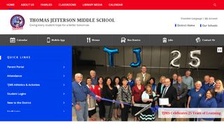 
                            9. Thomas Jefferson Middle School / Homepage - Jefferson City Public ...