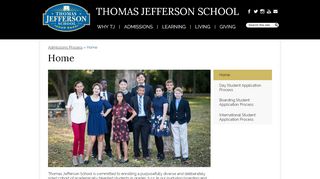 
                            8. Thomas Jefferson School :: Application Process: U.S. Day & Boarding ...