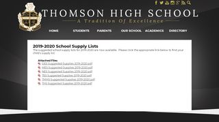 
                            6. Thomson High School - ths.mcduffie.k12.ga.us