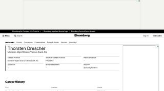 
                            8. Thorsten Drescher, Valovis Bank AG: Profile and Biography ...