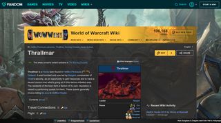 
                            5. Thrallmar | WoWWiki | FANDOM powered by Wikia