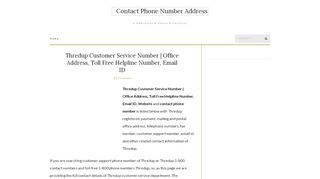 
                            5. Thredup Customer Service Number | Corporate Headquarters ...