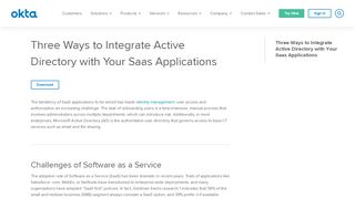 
                            3. Three Ways to Integrate Active Directory with Your Saas ...