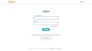 
                            2. Thryve: Login