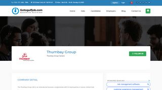 
                            9. Thumbay Group | Gotogulfjob.com