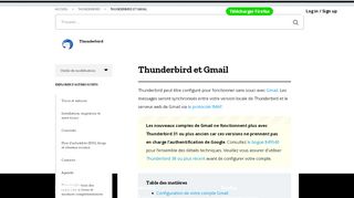 
                            1. Thunderbird et Gmail | Assistance de Thunderbird