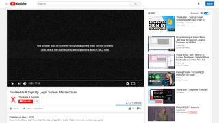 
                            9. Thunkable X Sign Up Login Screen MasterClass - YouTube