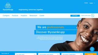 
                            10. thyssenkrupp: Career worldwide