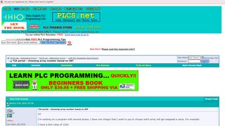 
                            7. TIA portal - choosing array number based on INT - PLCS.net ...