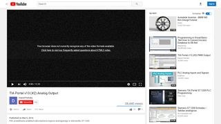 
                            1. TIA Portal v13 (#2) Analog Output - YouTube