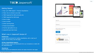 
                            8. TIBCO Jaspersoft: Login