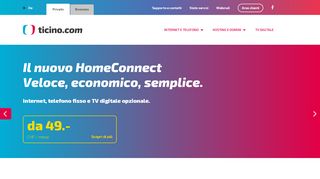 
                            4. ticino.com: Internet, telefono, TV, webhosting, domini