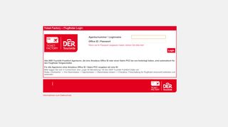 
                            9. Ticket Factory – Flugfinder Login