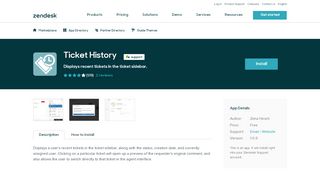 
                            7. Ticket History App Integration with Zendesk Support