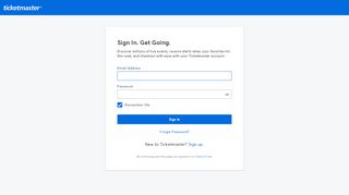 
                            5. Ticketmaster Login