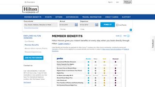 
                            3. Tiers and Benefits - Hilton Honors Loyalty Rewards