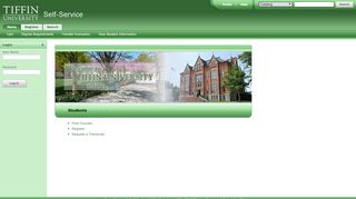 
                            3. Tiffin University - Self-Service - Home