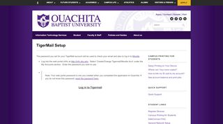 
                            2. TigerMail Setup - Ouachita Baptist University | Christian ...