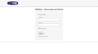 
                            8. TIM Beta – Informações do Cliente - TimDtm