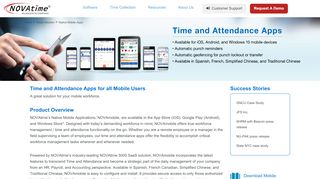 
                            6. Time and Attendance Apps For Mobile - NOVAtime