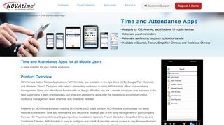 
                            4. Time and Attendance Apps - NOVAtime