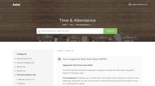 
                            8. Time & Attendance – Keka Documentation