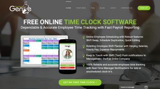 
                            10. Time Clock Genie Free Online Employee Time Clock and ...