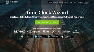 
                            3. Time Clock Wizard Employee Scheduling. Time Tracking. Task ...