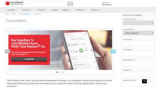 
                            7. Time Matters | LexisNexis® Business of Law