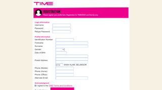 
                            6. TIME MyAccount