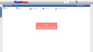 
                            1. Time Sheets - FieldEase - Time Entry, Work Orders, Field ...