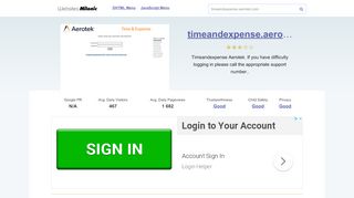 
                            9. Timeandexpense.aerotek.com website. Login.