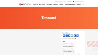 
                            4. Timecard | Kronos