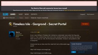 
                            2. Timeless Isle - Gorgrond - Secret Portal - World of Warcraft ...