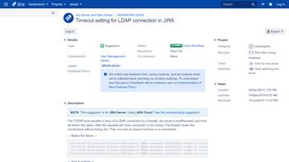 
                            5. Timeout setting for LDAP connection in JIRA - Atlassian