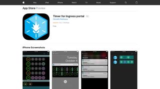 
                            5. Timer for Ingress portal on the App Store - Apple