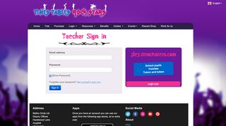 
                            10. Times Table Rockstars - Login