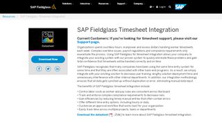 
                            3. Timesheet Integration | SAP Fieldglass