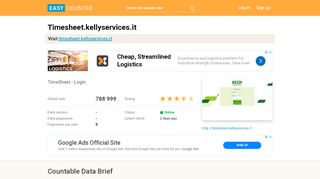 
                            6. Timesheet.kellyservices.it: TimeSheet - Login - …