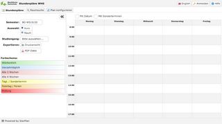 
                            9. Timetables WHS