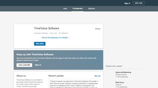 
                            9. TimeValue Software | LinkedIn