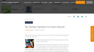 
                            2. Tip Tuesday! Signing in to Fusion Lifecycle - Product Lifecycle ...