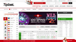 
                            10. Tipbet.com - Online Sport Betting & Live Betting