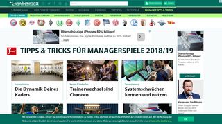 
                            8. Tipps & Tricks für Managerspiele 2019/20 | LigaInsider.de