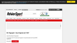 
                            5. Tippspiel (RevierSport) | RevierSport online