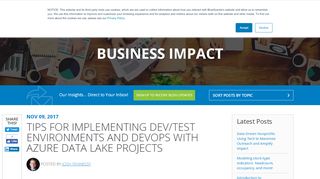 
                            9. Tips for Implementing Dev/Test Environments and DevOps with Azure ...