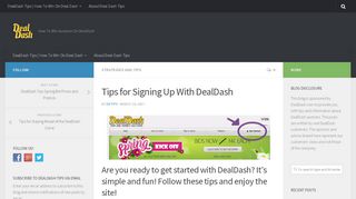 
                            4. Tips for Signing Up With DealDash - DealDash Tips