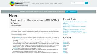 
                            4. Tips to avoid problems accessing JASMIN/CEMS services ...