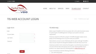 
                            9. TIS-WEB Account Login – TachoCheck.co.uk – Tachograph ...